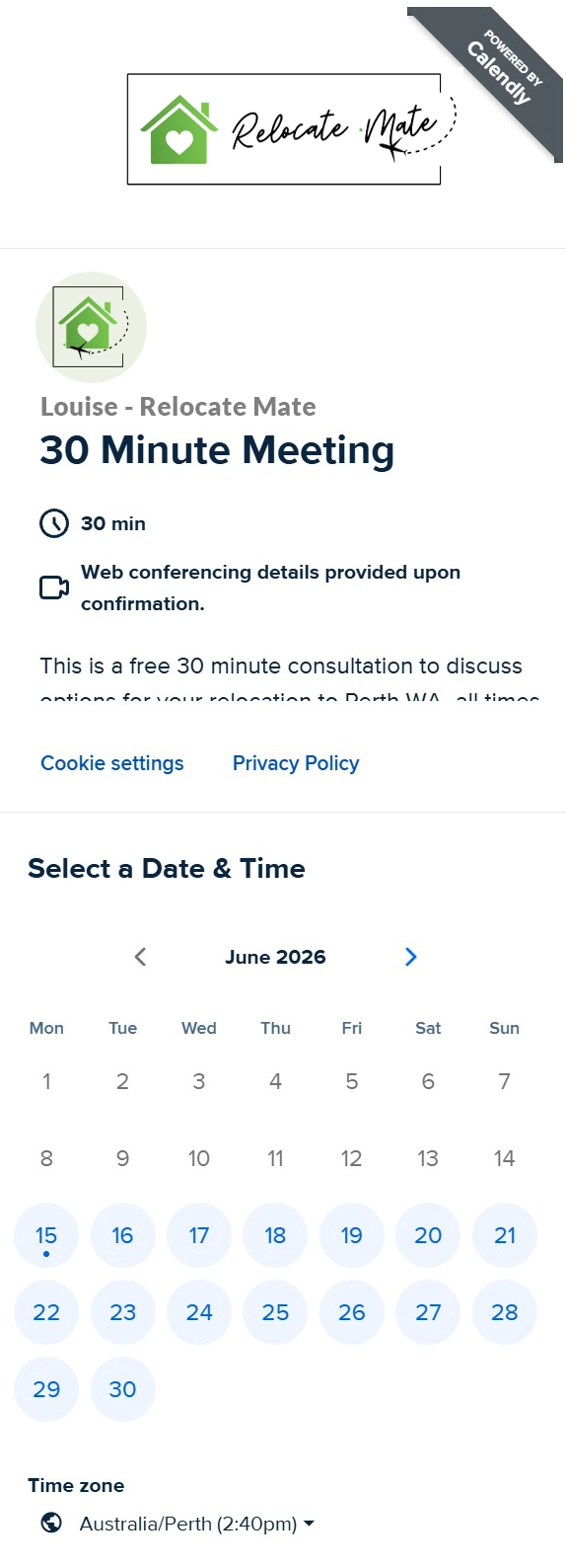 Calendly Mobile